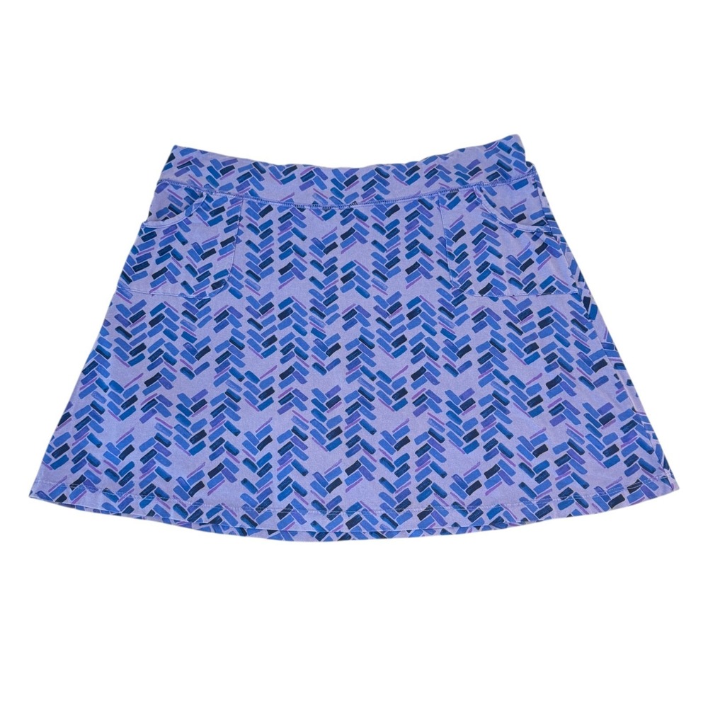 Fresh Produce Maritime Mosaic Skort XXL Blue Purple Pickleball Tennis Golf USA